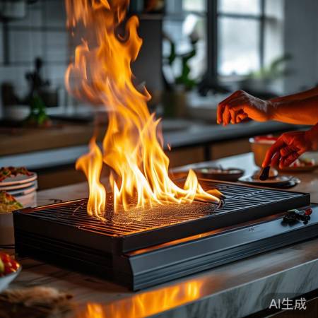 燃气灶火力强大,满足各种烹饪需