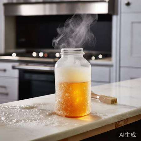 “酒精洗洁精清洁油烟机,浸泡刷