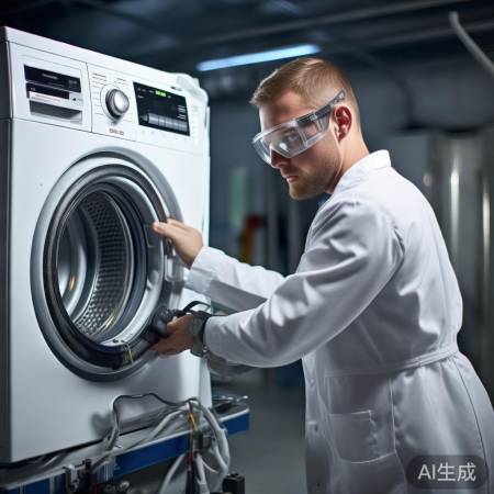 洗衣修前先断电，盖启阀现。