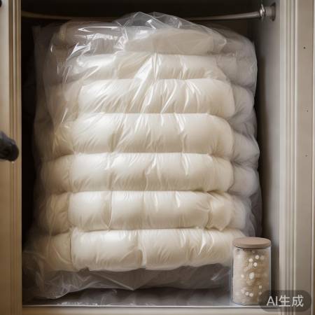 羽绒服防尘防潮袋存放法