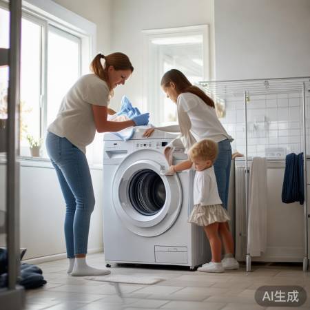 洗衣机洗涤技巧，避免超负荷，定