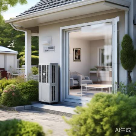 中央空调更安静，室外机组低噪音