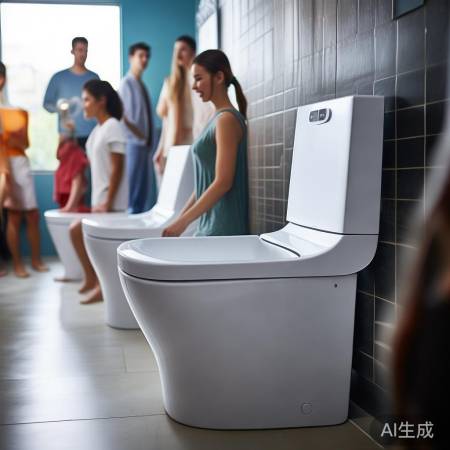东鹏智能马桶,一体化设计,洁净