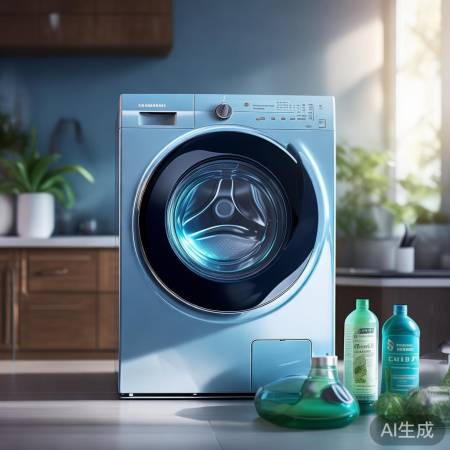 蓝水晶三星洗衣机:节能环保,绿
