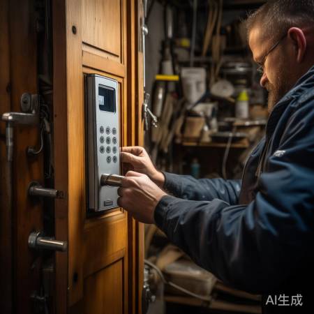 安装新锁,保障安全。