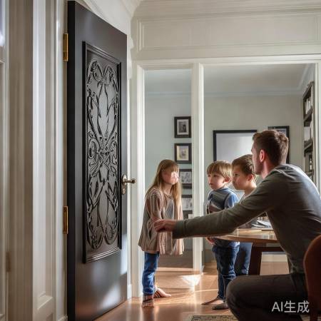 “正规渠道购门,保障家庭安全”