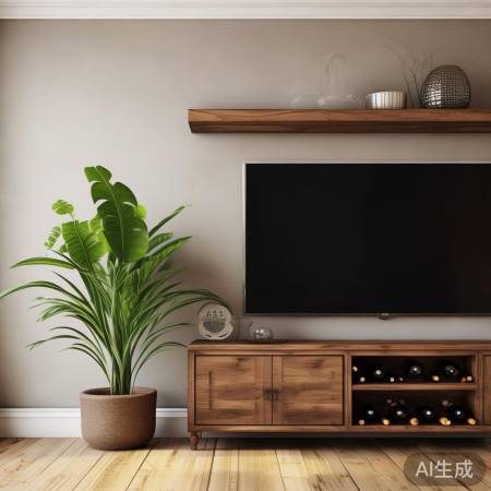 协调色彩,添绿植,温馨生动。