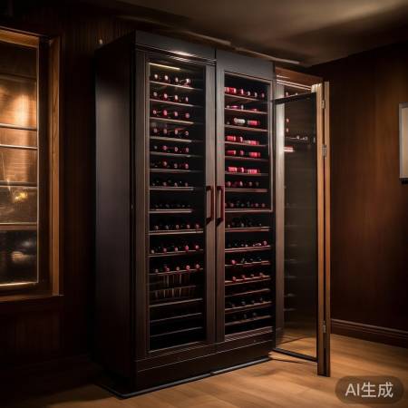 红酒柜容量适中,储酒空间佳。