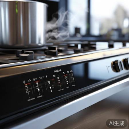 多功能燃气灶，高效快速烹饪。