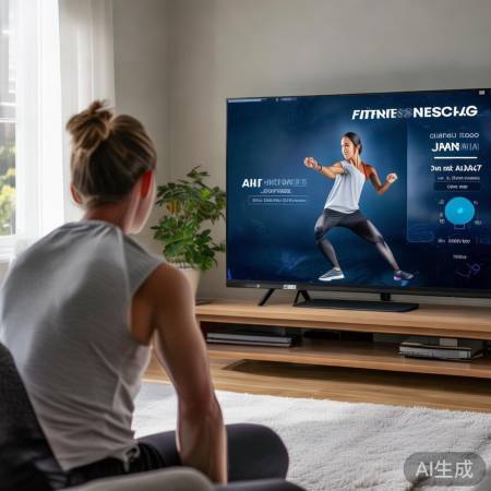 TCL电视AI健身教练，便捷在