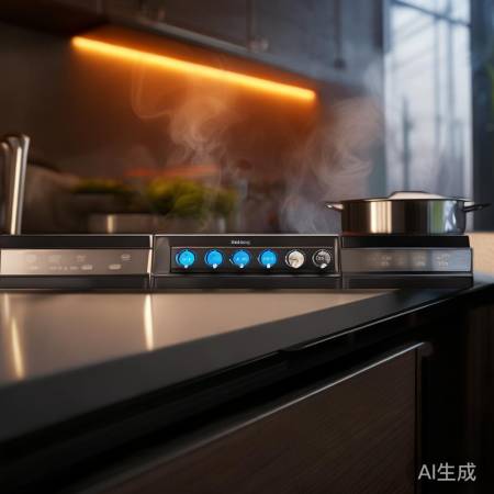 华凌灶五档火力,食材适宜火候。