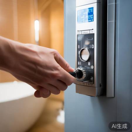 调整水温，确保舒适