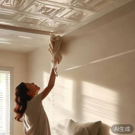 定期清洁PVC吊顶