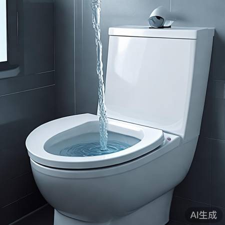 自动冲水，瞬间卫生保障