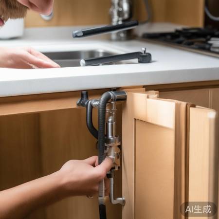 气管连接后，检查走向，顺直美观