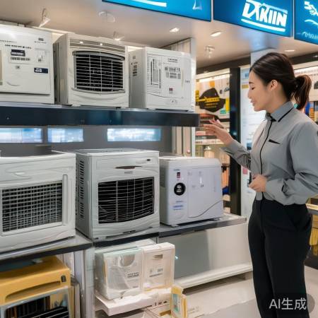 “XX空调专卖店,大金中央空调