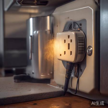 大功率电器共用插座易过载，危险
