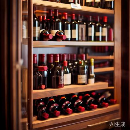 “红酒柜，整洁家居”