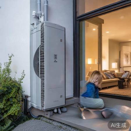 空气能采暖，安装简便，维护轻松