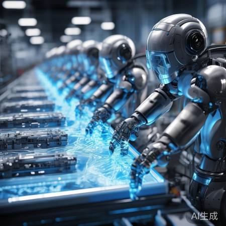 机器人精准组装,效率高