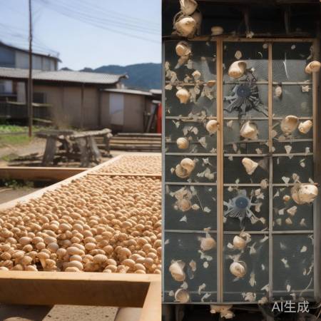 香菇烘干方式:晒干与烘干机