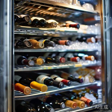清洁酒柜,红酒水平放