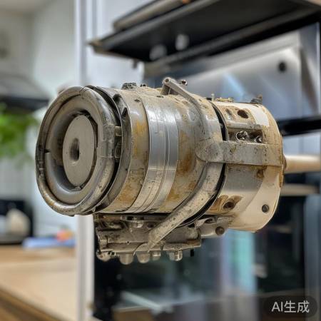 油烟机电机易积灰振扰