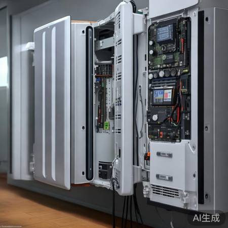 壁挂炉后盖,电脑板位置