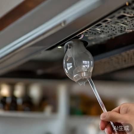 油烟机顶盖换灯泡