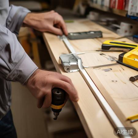 “门厚40-60mm指纹锁安装