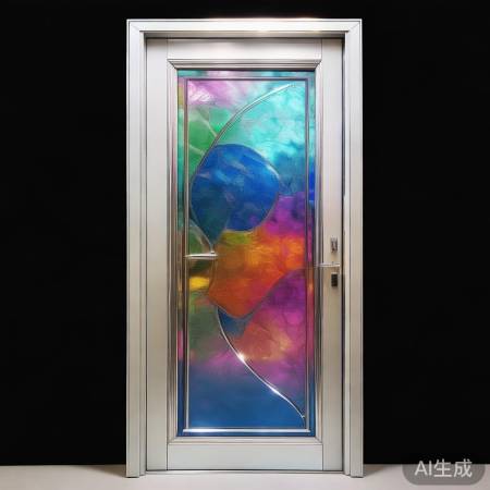 铝箔门时尚高档，可定制花纹