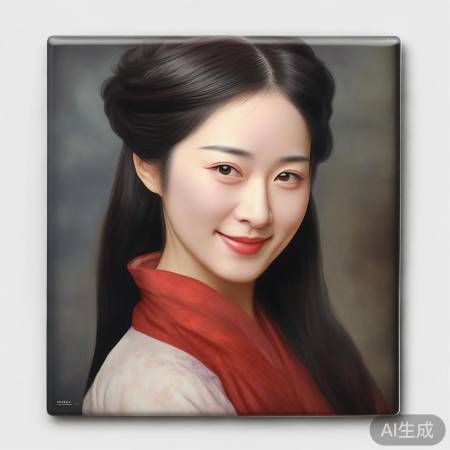 冰箱贴变美人画，幸福笑容常伴左