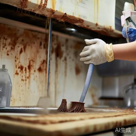 油烟管道清洗，洗洁精助力