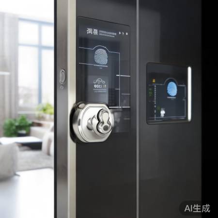 荆门忠恒指纹锁，安全双重保障