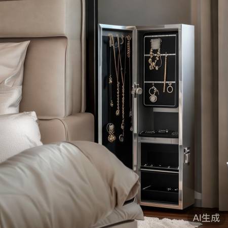 床头柜保险柜，首饰安心家