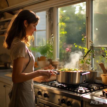 燃气双灶炖汤，生活诗意盎然