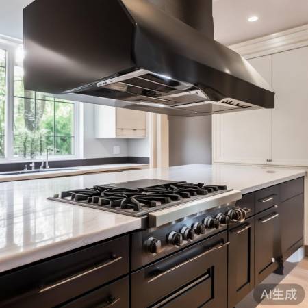 内藏油烟机，美观实用