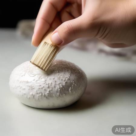 软毛刷轻扫清洁