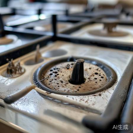 燃气灶火孔清理