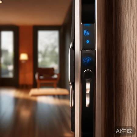 米卡迪指纹锁，性价比高