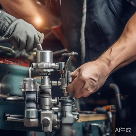 卸旧减压阀,小心螺丝