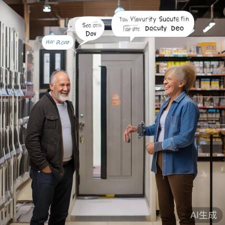 “防盗门，安全最重要”