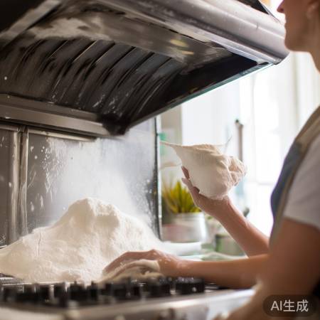 油烟机碱擦拭，注意要点