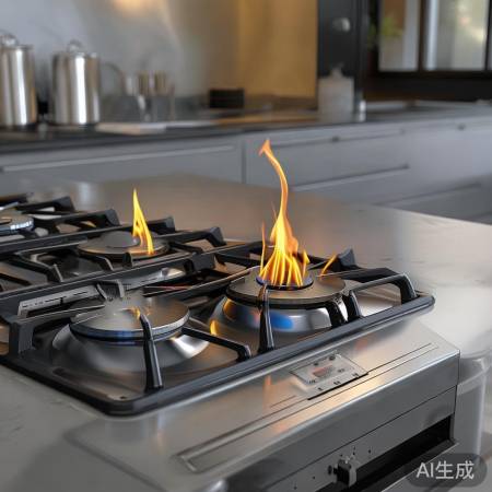 巧妙集成灶探头，防火迅速切断气