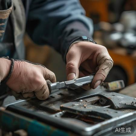 消毒柜拧螺丝,均匀用力