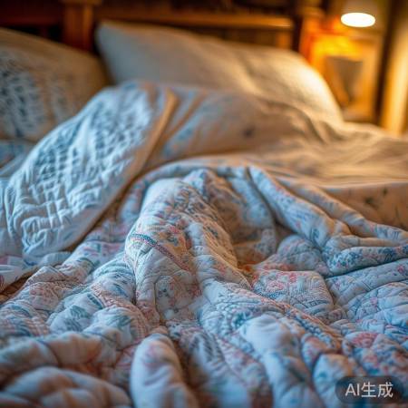 “水星空调被，温馨小角落”