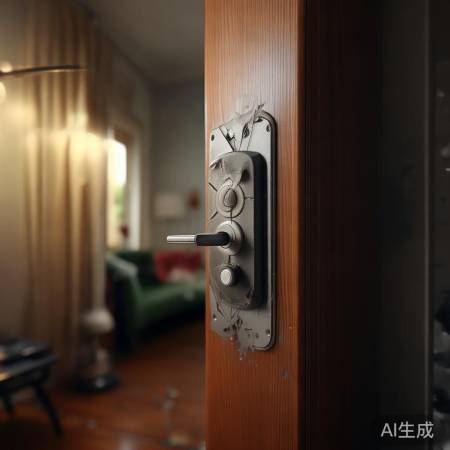 指纹锁裂，检查全家安全