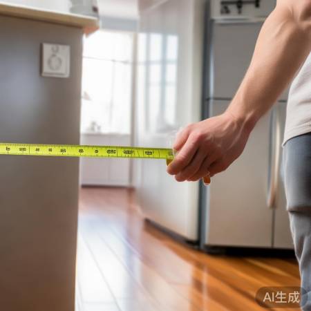 测量冰箱放置空间尺寸