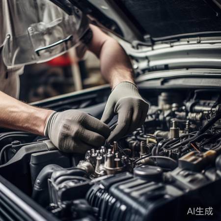 “掀引擎盖，拧螺丝，小心操作。