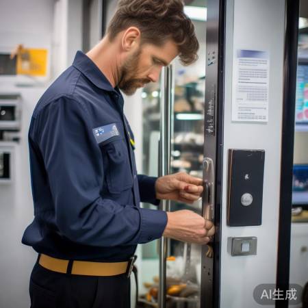 专业认证，严格三检一保，指纹锁